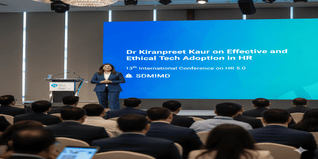 Dr Kiranpreet Kaur on Effective and Ethical Tech Adoption in HR at 13th International Conference SDMIMD